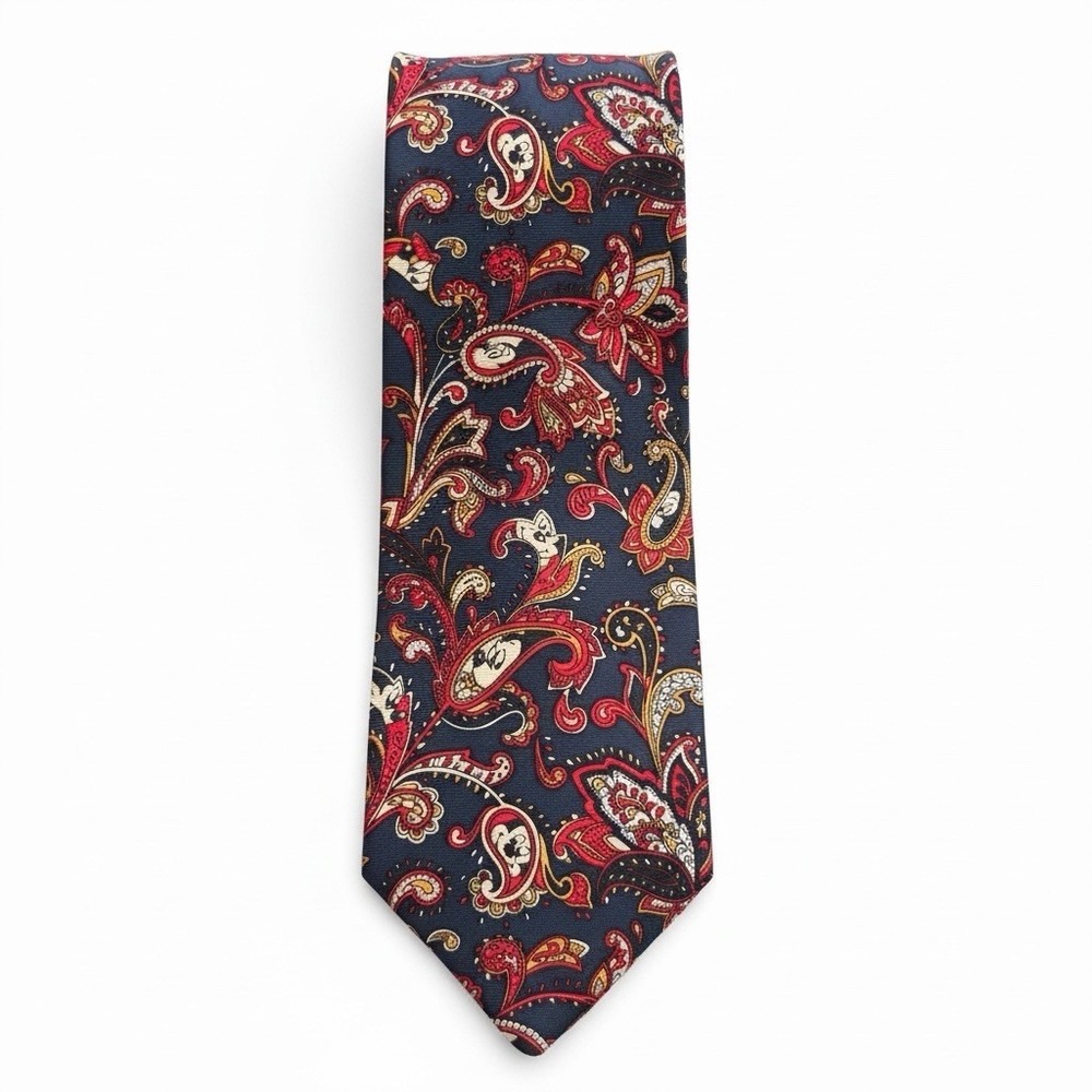 Disney Mickey‎ Paisley Silk Necktie Balancine Presents Men's Tie 57"